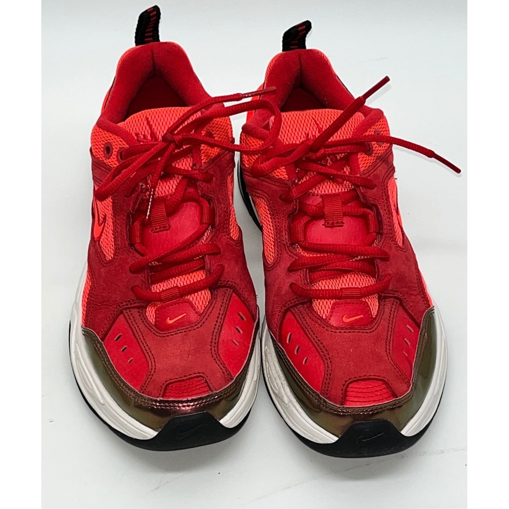 Nike M2K Tekno Red Running Shoes Sneakers AV7030-600 Mens‎ Size 8.5